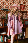 S.Y.K. Boutique Mauve Shirt Dress