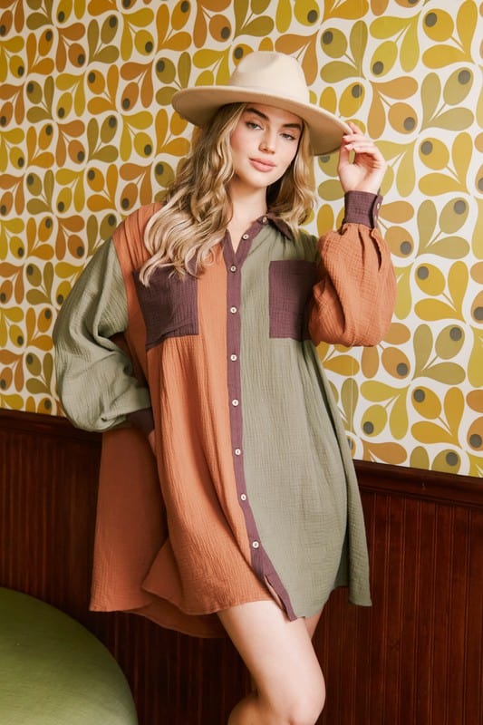 S.Y.K. Boutique Thanksgiving Shirt Dress