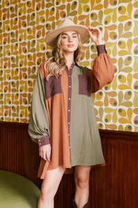 S.Y.K. Boutique Thanksgiving Shirt Dress