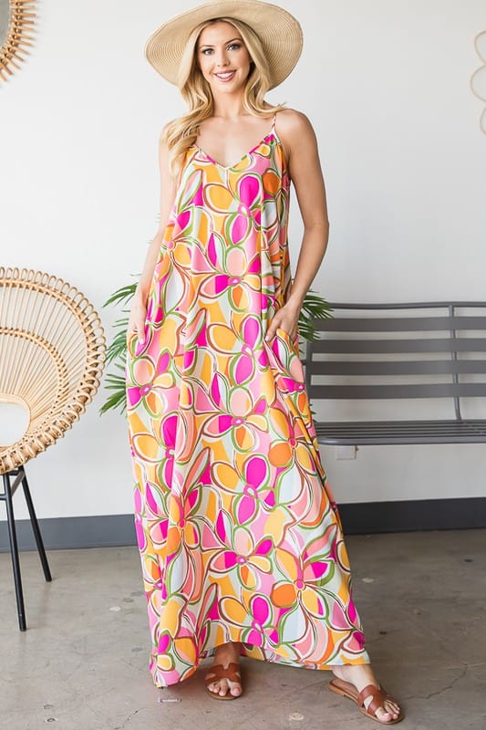 S.Y.K. Boutique Floral Maxi Dress