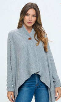 SYK Boutique Heather Gray Cardigan