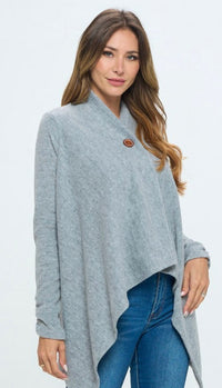 SYK Boutique Heather Gray Cardigan