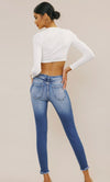 SYK Boutique Medium Mid Rise Skinny Jeans